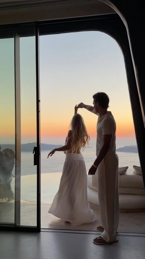 Instagram post by @viktorwidlund1 for Armani beauty. Caption reads: Advertisement for @armanibeauty Matching outfits....