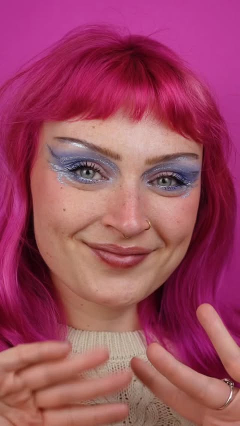 Instagram post by @alexa.jennah for KALEIDOS. Caption reads: [...] weeping angel palette* @kaleidosmakeup....