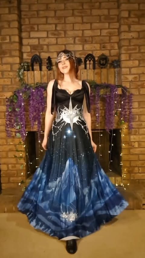 Instagram post by @thescarletthuntress for Blackmilk Clothing. Caption reads: [...] Starlight skirt kindly gifted by....