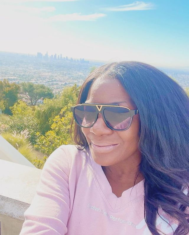 Instagram post by @kimtibbsmusic for Columbia Records. Caption reads: From hanging to friends and family to even meeting....