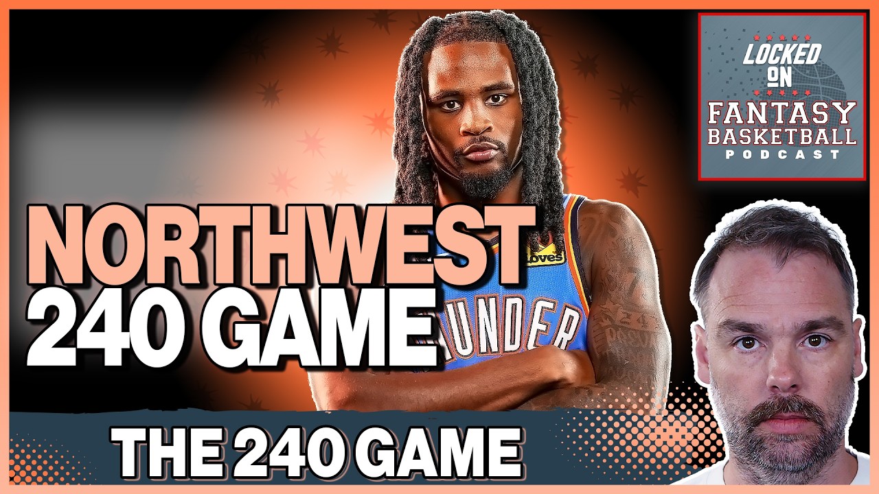 YouTube post by @LockedOnFantasyBasketball for Wayfair. Caption reads: Jalen Williams Injury & Jokic’s Minutes DROP?!....