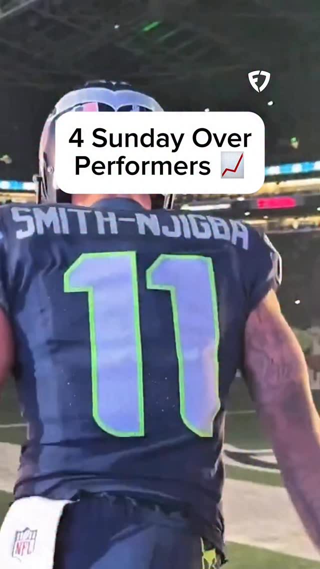 Instagram post by @loebsleads for FanDuel. Caption reads: 4 Players to go OFF on Sunday #FDPartner #nfl....