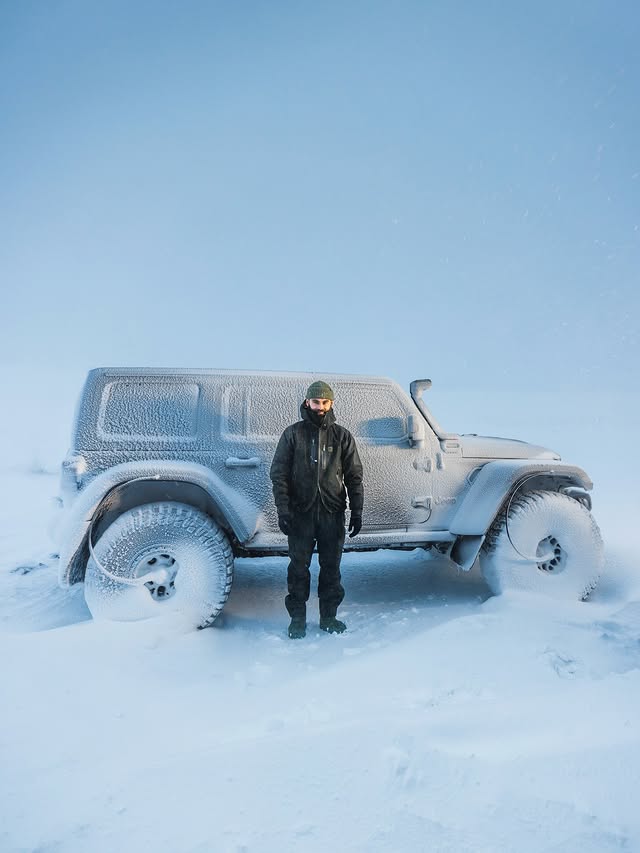 Instagram post by @benjaminhardman for 66°North. Caption reads: A special giveaway to celebrate one million of....