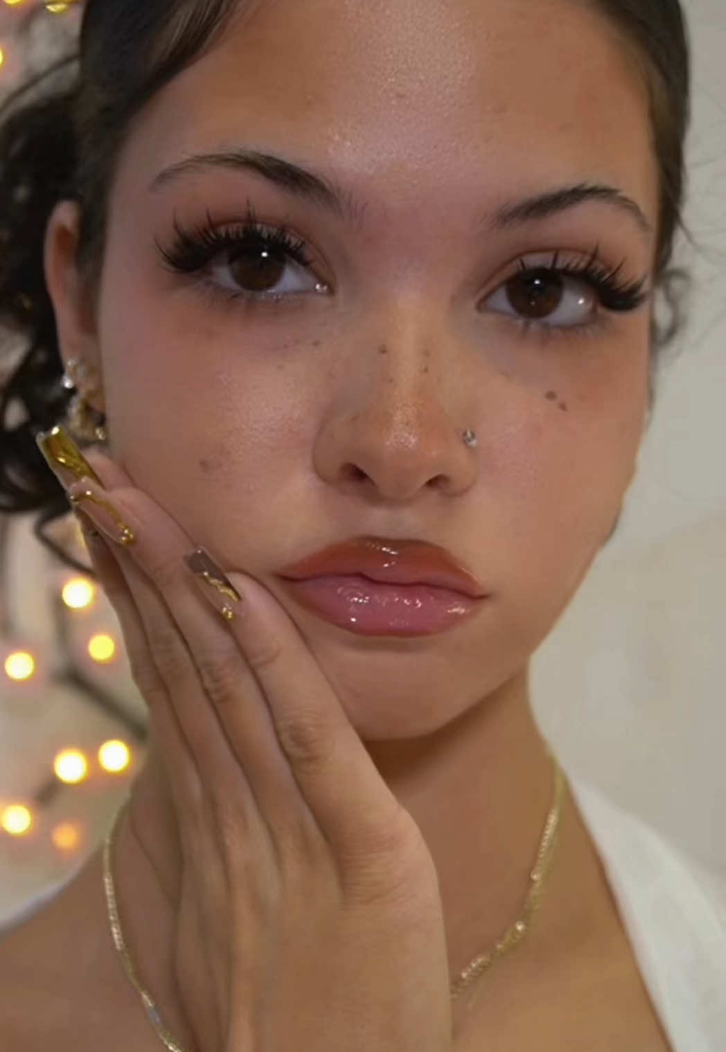 TikTok post by @exithisway for Zanlufly Beauty. Caption reads: @zanlufly Beauty I’m obessed with these pre made....