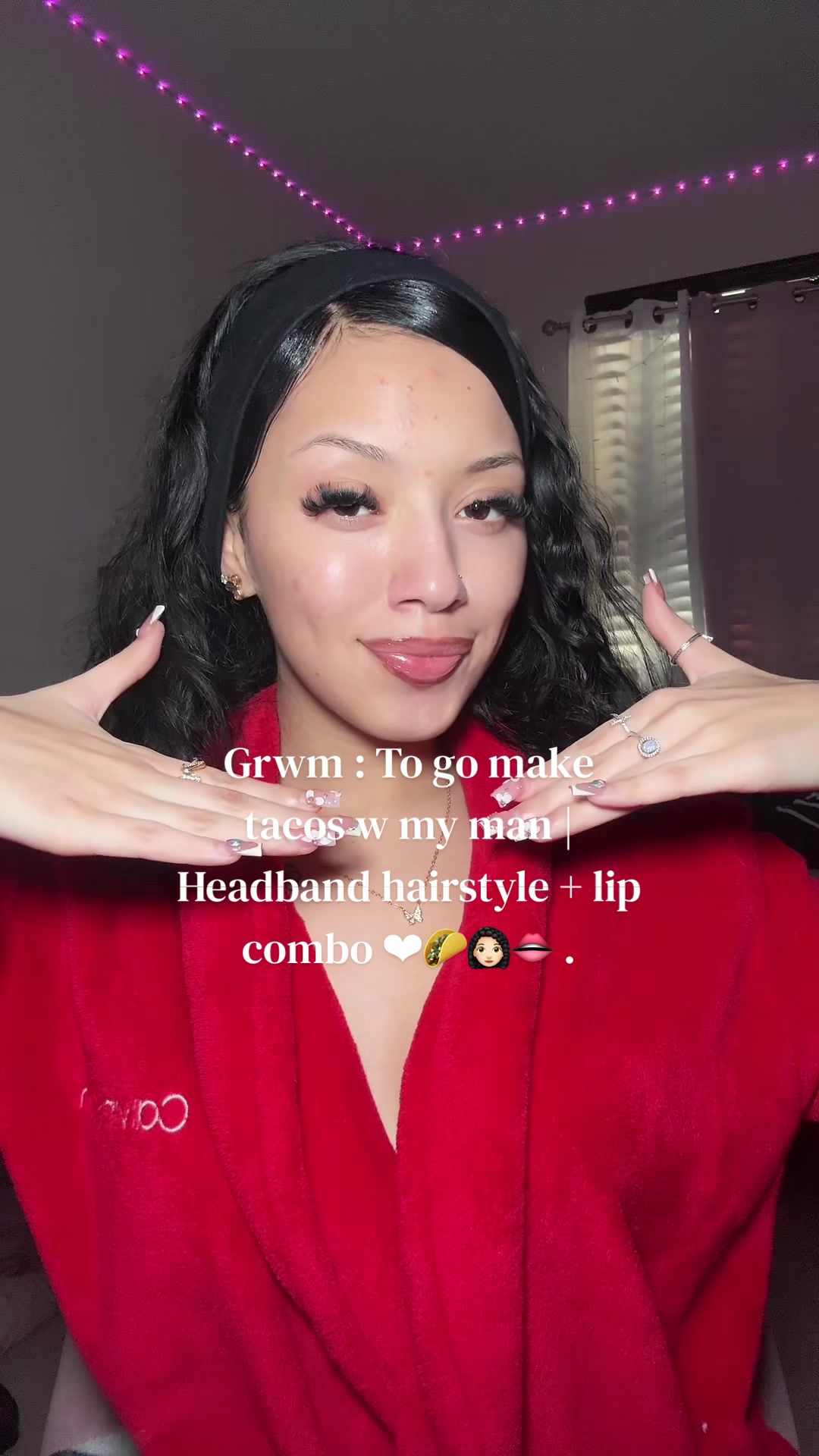 TikTok post by @amarisaliceaa for Make Up For Ever. Caption reads: 𝐆𝐫𝐰𝐦: 𝐓𝐨 𝐠𝐨 𝐦𝐚𝐤𝐞 𝐭𝐚𝐜𝐨𝐬 𝐰 𝐦𝐲....