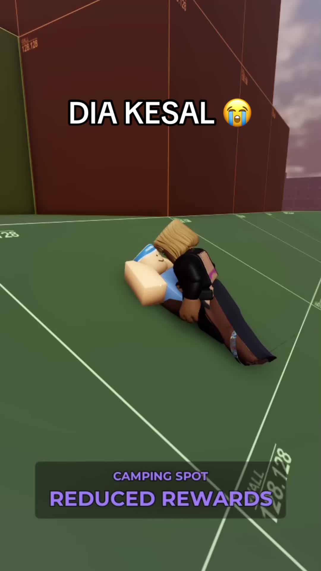 TikTok post by @justarknn for Days in DANA. Caption reads: Bosen main Roblox? Main DANAPoly di DANA 11.11....