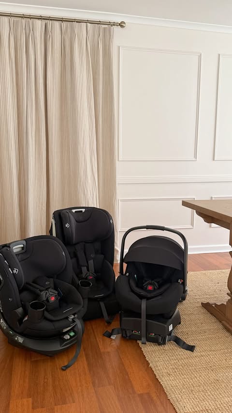 Instagram post by @jessiabass for Maxi-Cosi. Caption reads: [...] with our little growing family! Our....