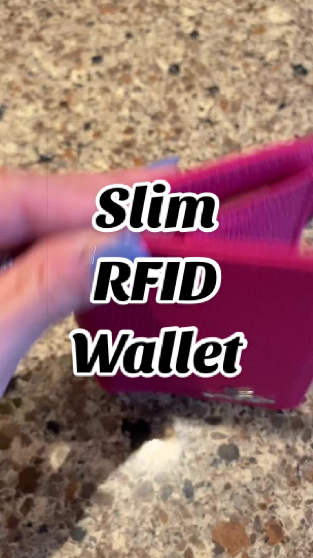 TikTok post by @mama5.finds for Royal Bagger. Caption reads: [...] #leatherwallet #walletforher @ROYAL BAGGER....