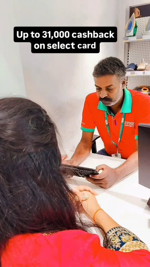 Instagram post by @twin_broz_littlegolumolu for Croma. Caption reads: Planning a home upgrade? 👀 I checked out Croma....