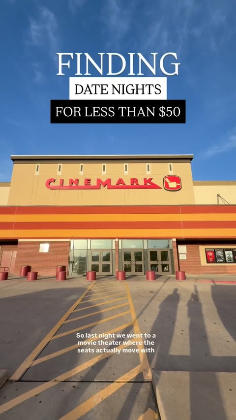 Instagram post by @stephaniecamillee for Cinemark Theatres. Caption reads: If you’re looking for a budget-friendly date....