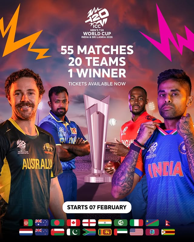 Instagram post by @jayshah220988 for ICC T20 World Cup. Caption reads: 𝗧𝗛𝗘 𝗧𝗜𝗖𝗞𝗘𝗧𝗦 𝗔𝗥𝗘 𝗢𝗨𝗧 🎟️

At....