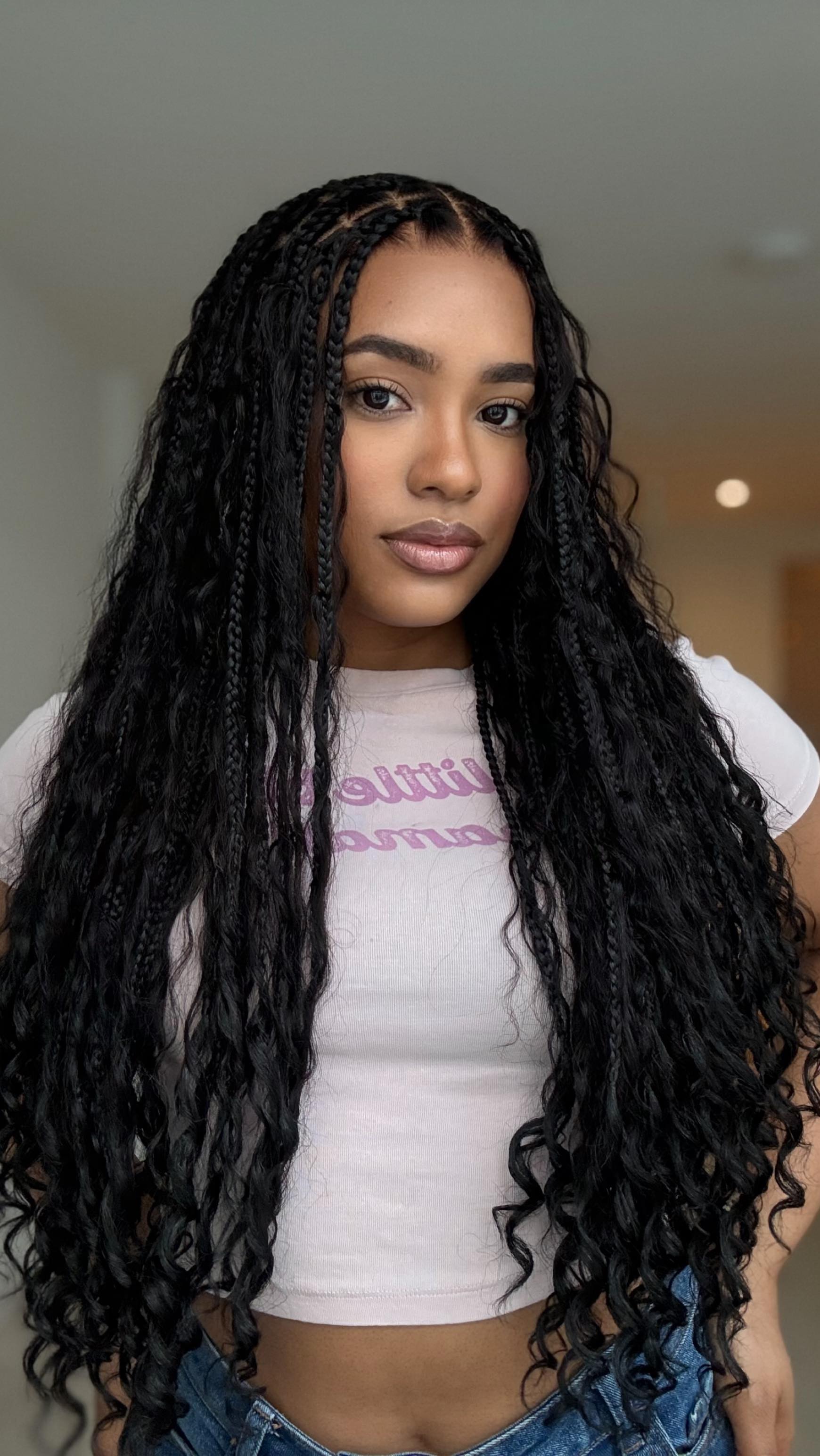 Instagram post by @sapphieruiz for Luvme hair. Caption reads: This is the BEST Braided Wig I’ve ever come....