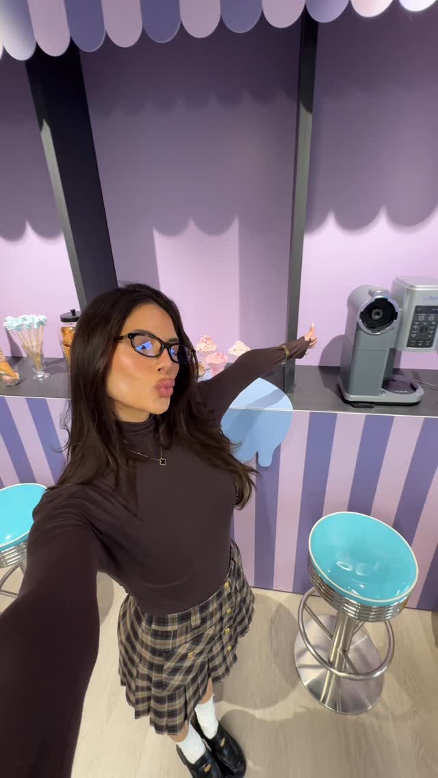 Instagram post by @amycastano for Ninja Kitchen. Caption reads: Your girl here, reporting live from....