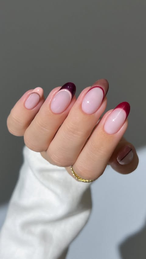 Instagram post by @heygreatnails for OPI. Caption reads: [...] can’t pick ONE fall shade… don’t! 🤭🍂 @opi....