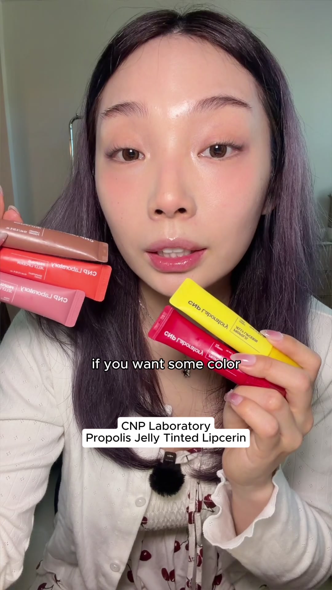 TikTok post by @_lilyis for CNP Laboratory US. Caption reads: if you’re searching for a lip product that....