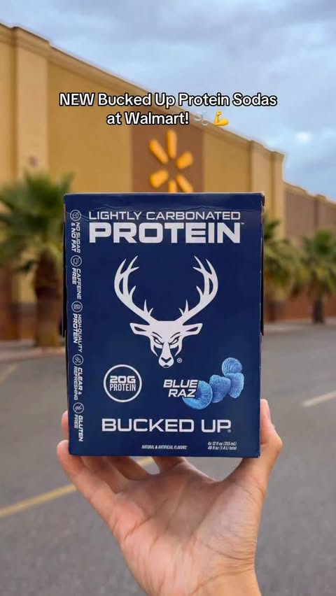 Instagram post by @morganchomps for Bucked Up. Caption reads: Bucked Up is truly upping the game 😉 with these....