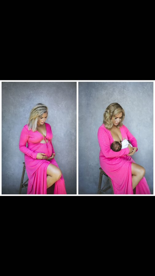 Instagram post by @mother_pukka for Elvie. Caption reads: AD | This was filmed two weeks postpartum and I’m....