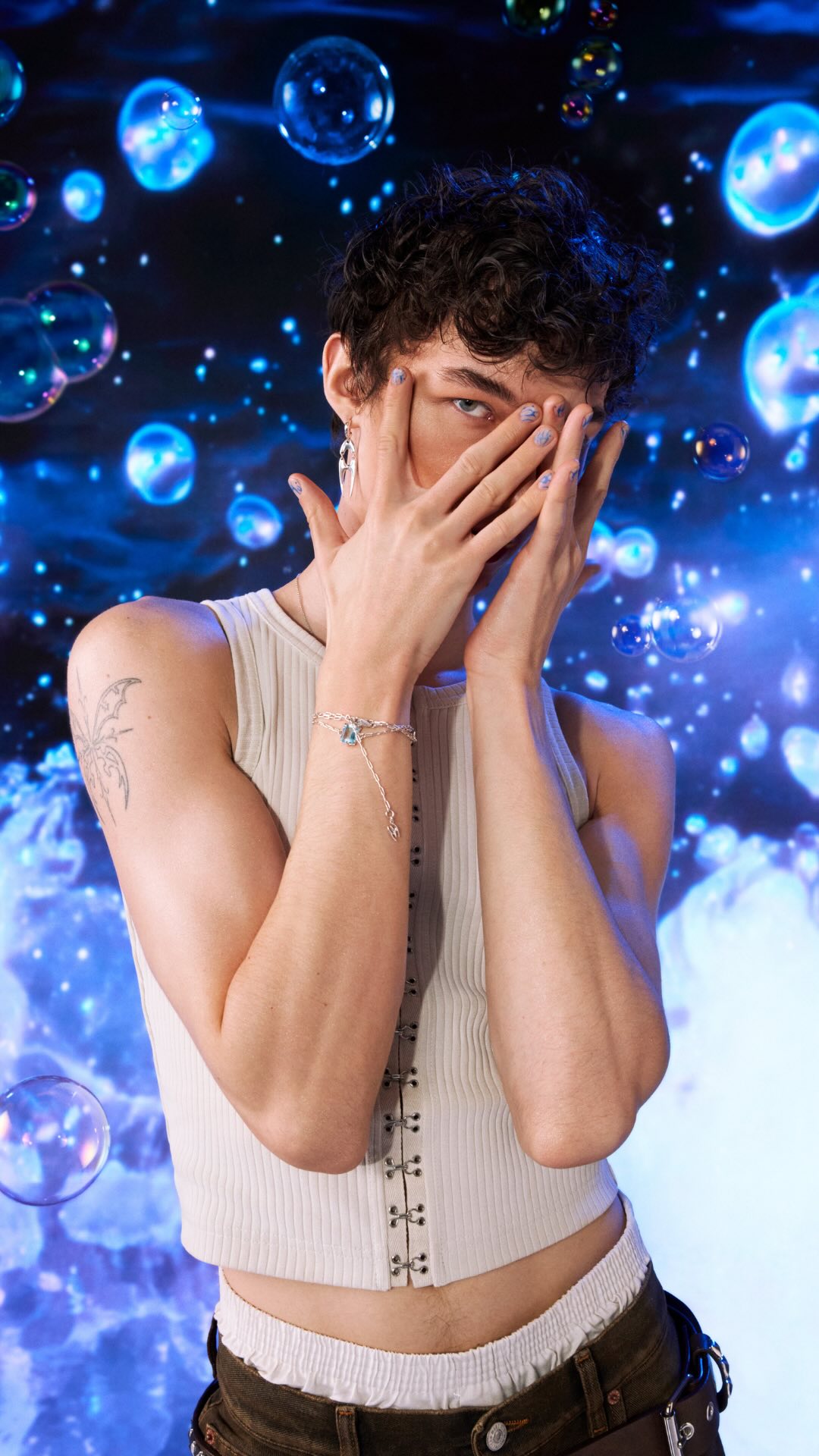 Instagram post by @marcinmaciejczak for Semilac. Caption reads: Współpraca z @semilac   Backstage z kampanii, w....