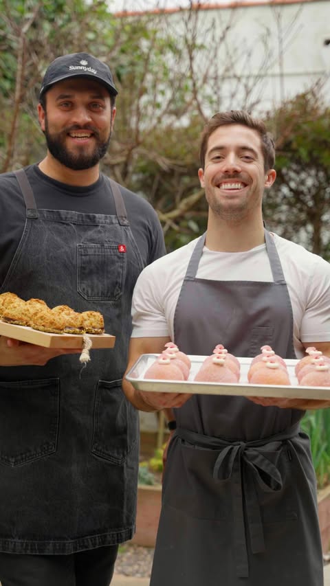 Instagram post by @manifoldbakery for Almond Cow. Caption reads: [...] you some Valentine’s treats with our....