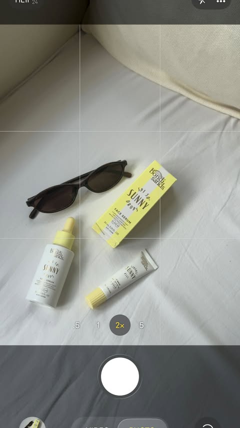 Instagram post by @__erinskellham for Priceline. Caption reads: [...] or on its own 💛 @bondisands @pricelineau....