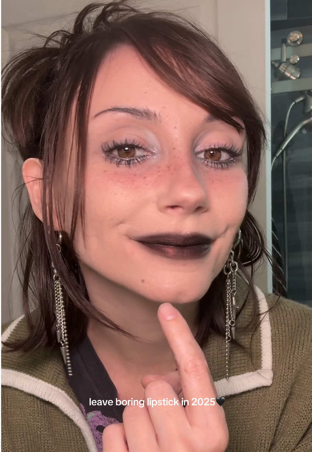 TikTok post by @mollthra for Girlcult Cosmetics. Caption reads: [...] makeup and haven’t tried cbeauty @Girlcult....