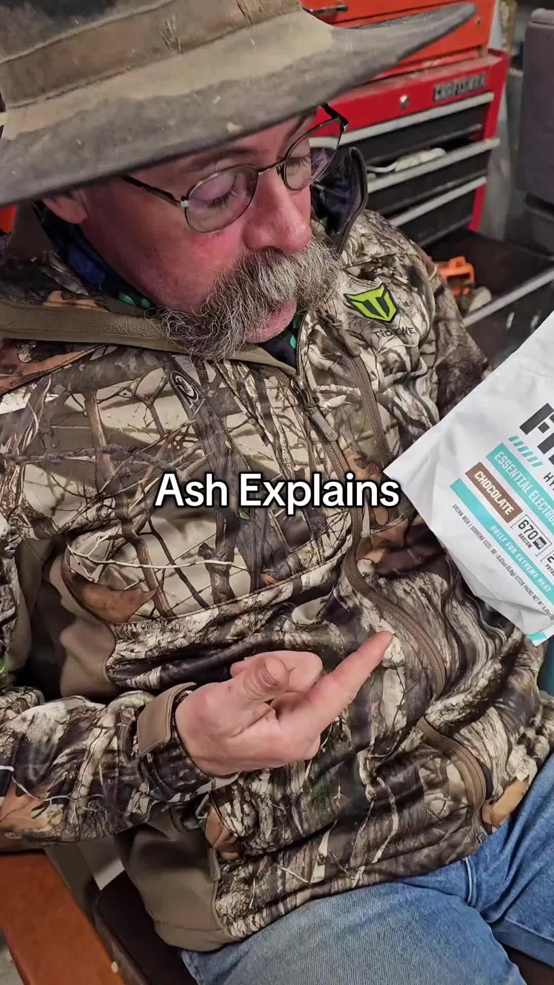 TikTok post by @ash.and.misty for Fire Science Nutrition. Caption reads: [...] deals! #deals #februaryrestock @Fire Science....