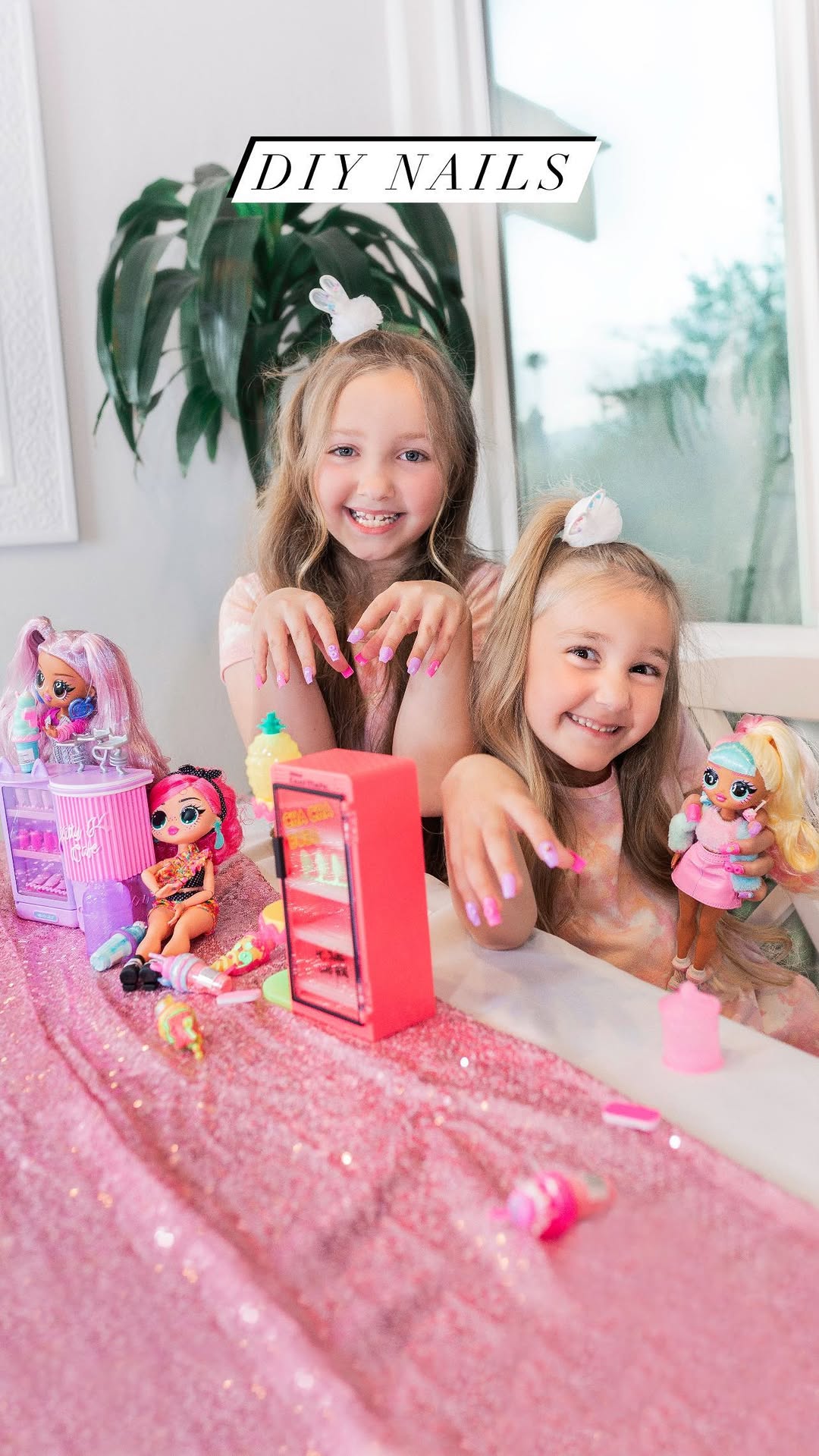 Instagram post by @ashleylynlivin for lolsurprise. Caption reads: Easter gift idea!🐰 L.O.L. Surprise! OMG Sweet....