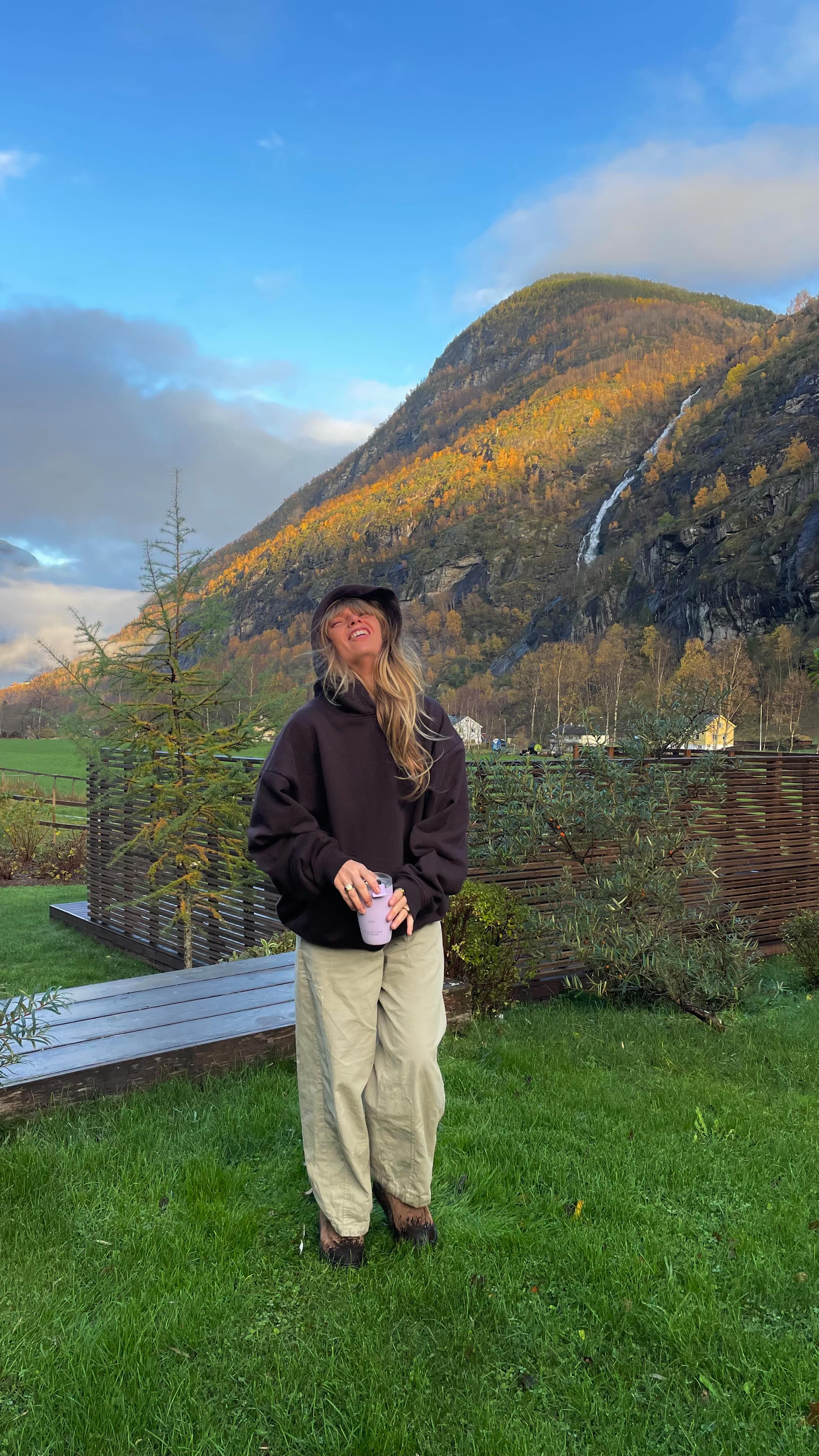 Instagram post by @loubalix for COPENHAGEN STUDIOS. Caption reads: autumn colors and the perfect @copenhagen_studios....