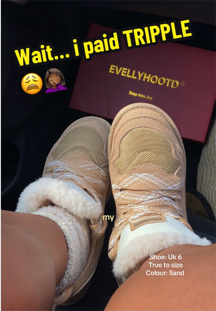TikTok post by @shopwithshells_ for Evellyhootd. Caption reads: Replying to @Harry Horgan 🥰🥰 EVELLYHOOTD Furmel....