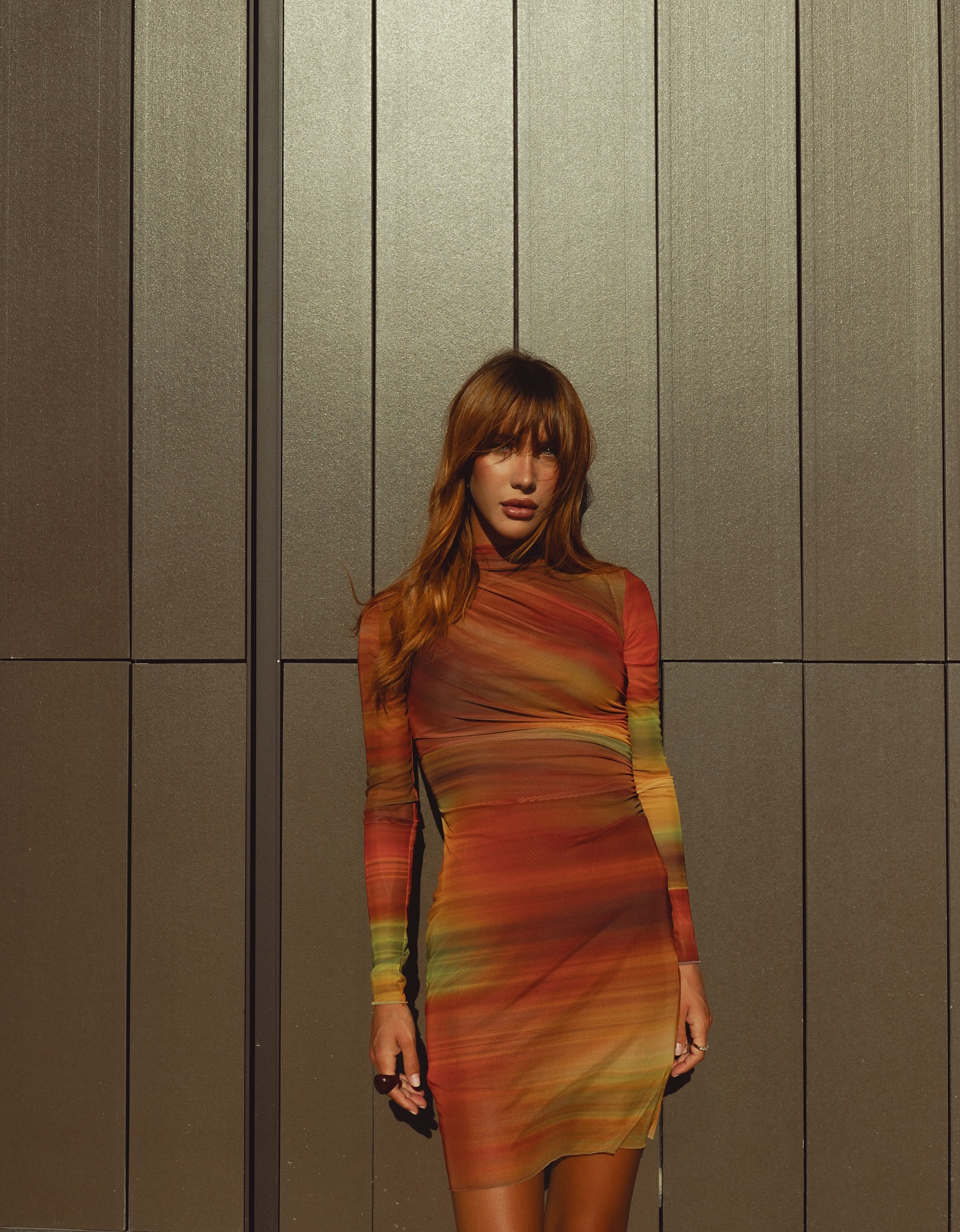 Instagram post by @lacoscione for Desigual. Caption reads: proud to be part of the @desigual Studio debut....