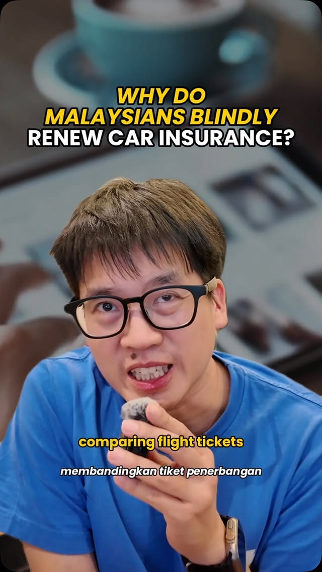 Instagram post by @timtiah for BJAK. Caption reads: Most Malaysians think car insurance companies are....