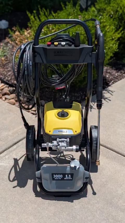 Instagram post by @april.tries.it for Influenster. Caption reads: ✨ #gifted by @influenster & @karcherusa for my....