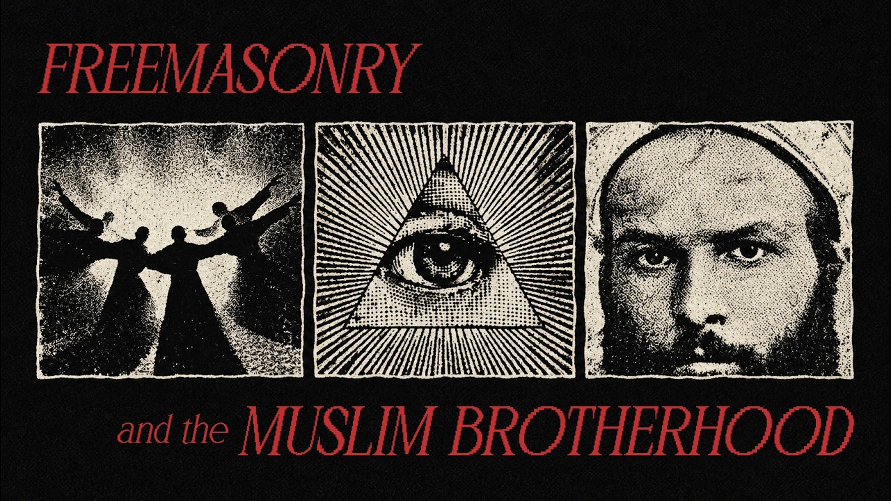 YouTube post by @FensterYT for Sound Effect Library. Caption reads: Freemasonry and the Birth of the Muslim....