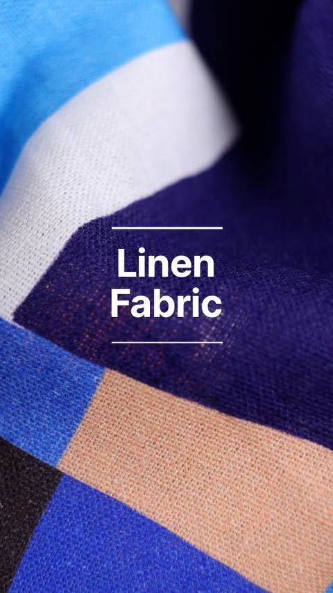 Instagram post by @corneliusquiring for Mood Fabrics. Caption reads: How Linen is actually made is also fascinating,....