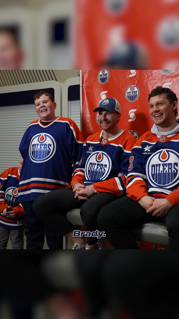 TikTok post by @edmontonoilers for Scotiabank. Caption reads: Some of our favourite mic’d up moments from....