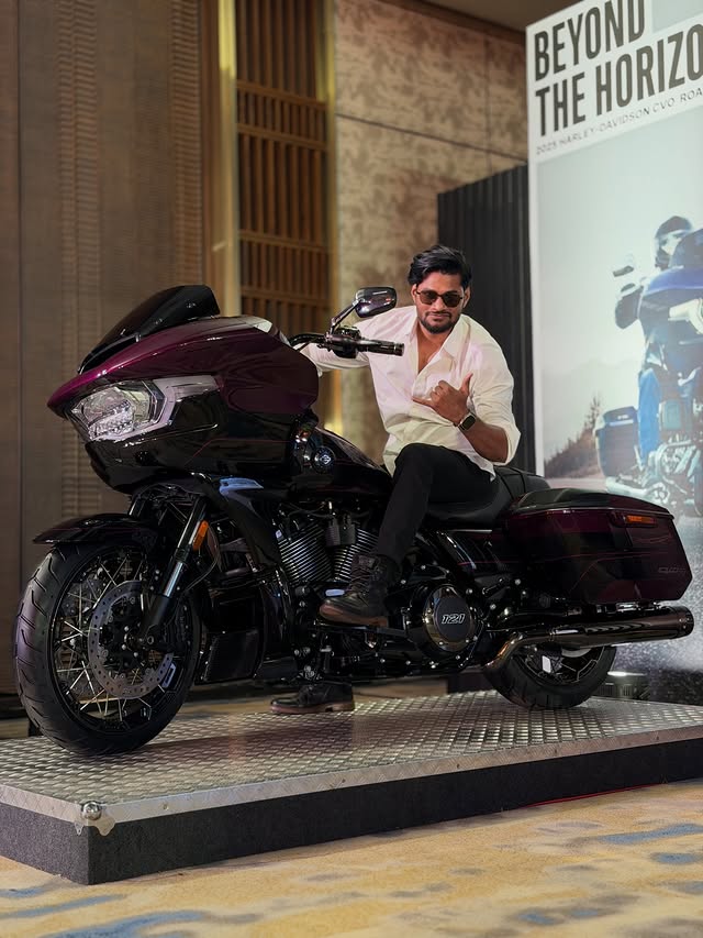 Instagram post by @bikersurajverma_ for Harley-Davidson. Caption reads: The Harley-Davidson X440 T just redefined what....