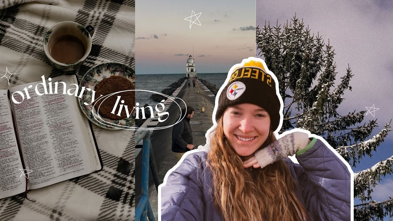 YouTube post by @coffeeandbibletime for Glacierfresh. Caption reads: Embracing the JOY of ordinary life.