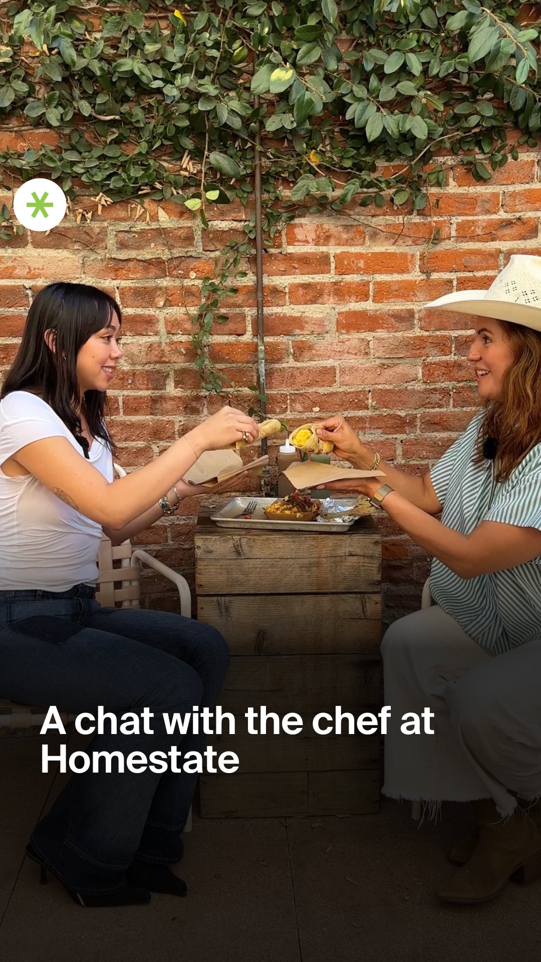 Instagram post by @secret.losangeles for Postmates. Caption reads: [LINK IN BIO] We sat down with Chef Briana Valdez....