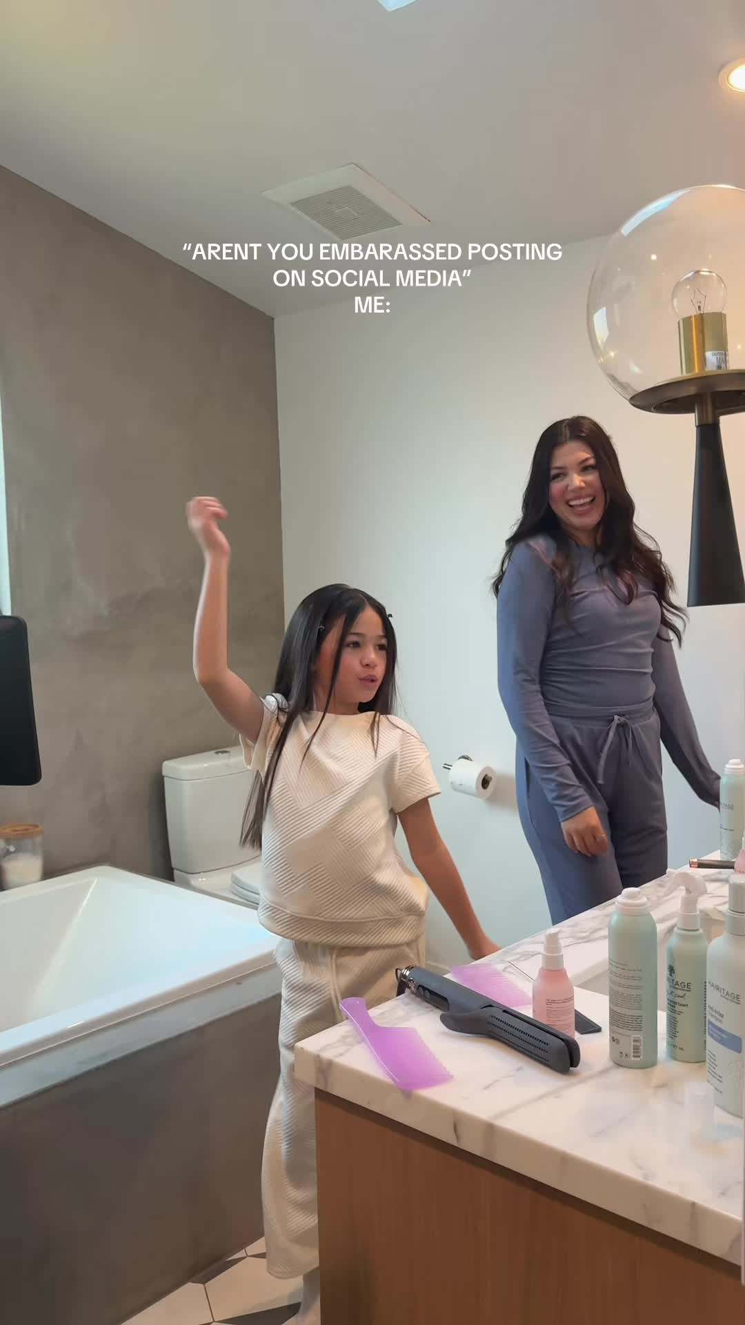 TikTok post by @sunkissed.mama for Hairitage by Mindy. Caption reads: [...] announce the Next Gen launch! @Hairitage by....