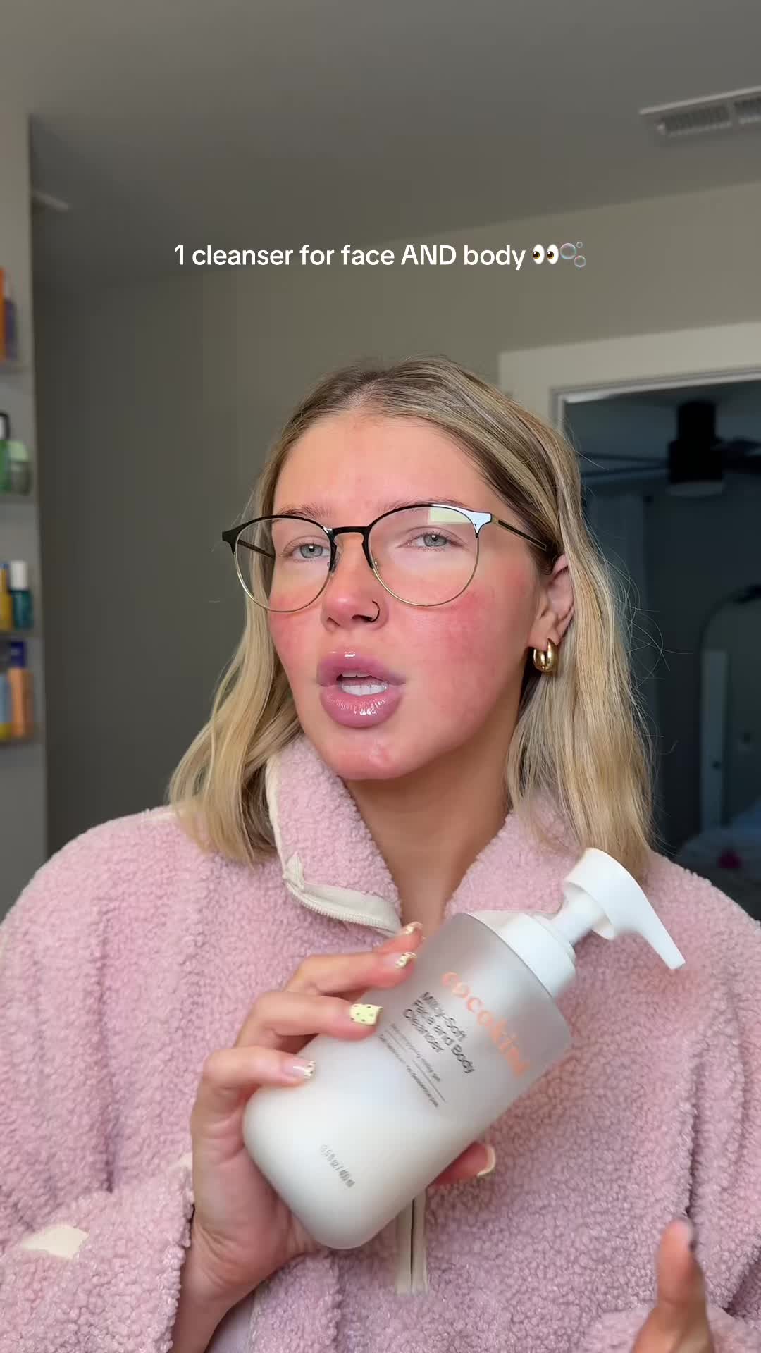 TikTok post by @chelsearlarson for Cocokind. Caption reads: [...] toe. Go get it now at @Ulta Beauty or....