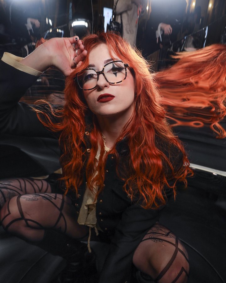 Instagram post by @maracalli for Fashion Days. Caption reads: ringmaster vibes for @mbbfw_official 🎪

full....