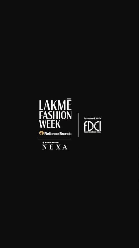 Instagram post by @jajaabor2017 for FDCI. Caption reads: [...] @jajaabor2017 @triune.store @lakmeindia....