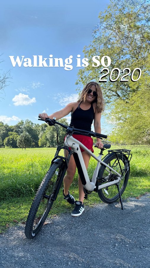 Instagram post by @_georgia_hikes_ for Fiido. Caption reads: [...] code “Georgia50” for $50 OFF!

The Fiido....