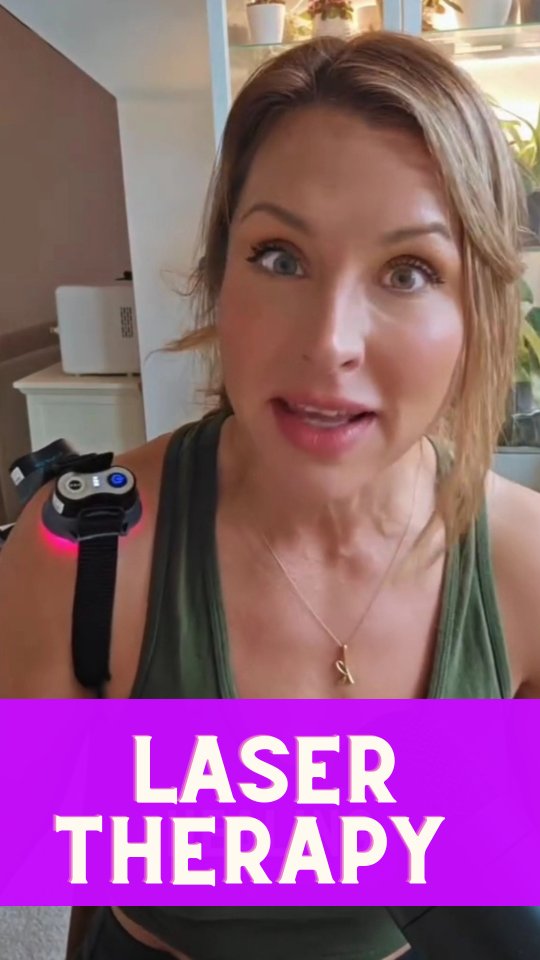 Instagram post by @therealkathrynblue for Kineon. Caption reads: The MOVE+ combines the therapeutic benefits of....