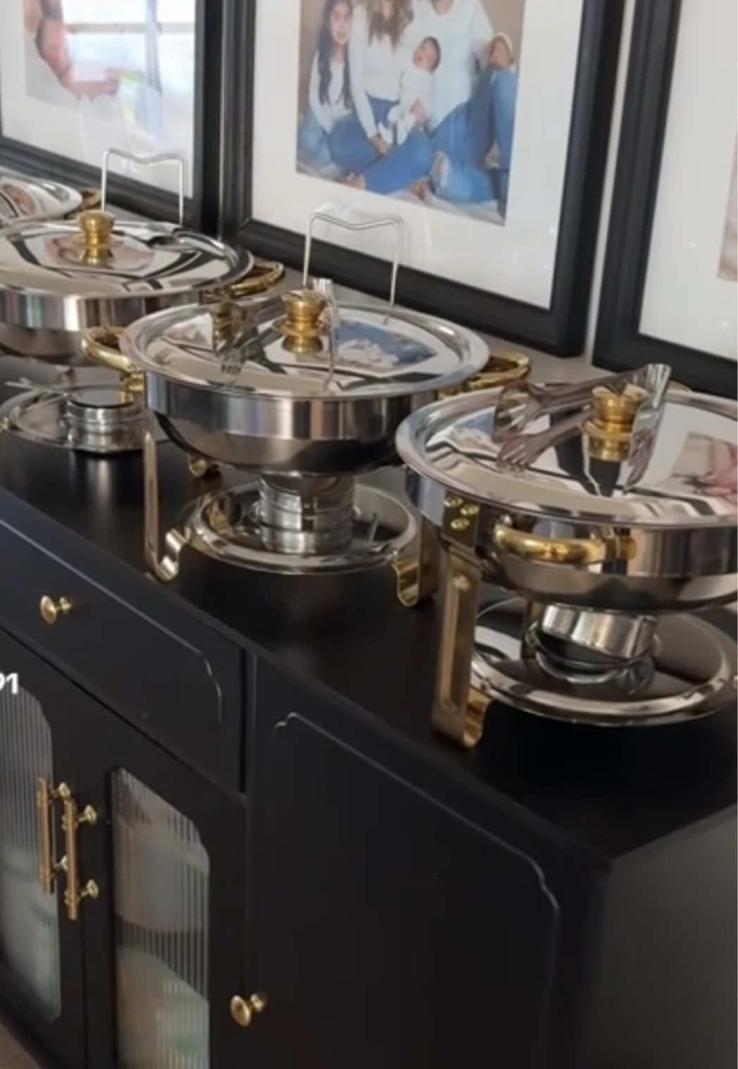 TikTok post by an influencer for Garvee Commercial. Caption reads: @Garvee Commercial #stainlessteel #serving [...].