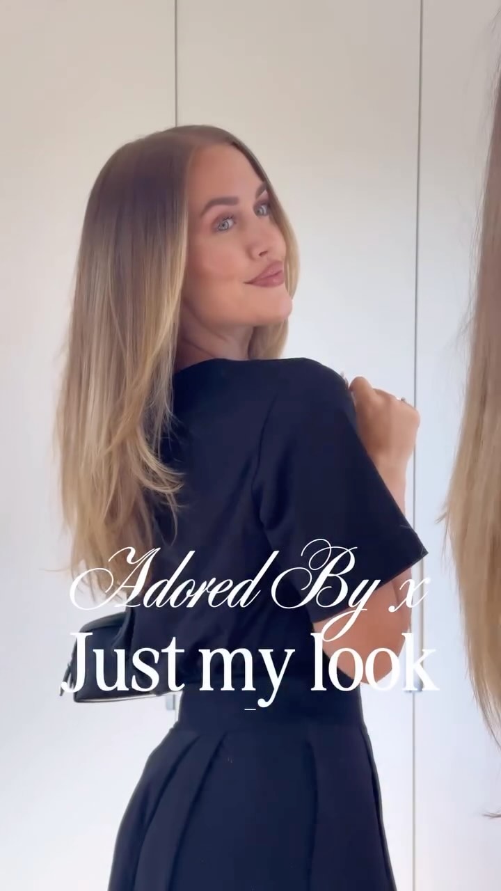 Instagram post by @justmylook for Adored By. Caption reads: We’re so excited to announce that Adored By x....