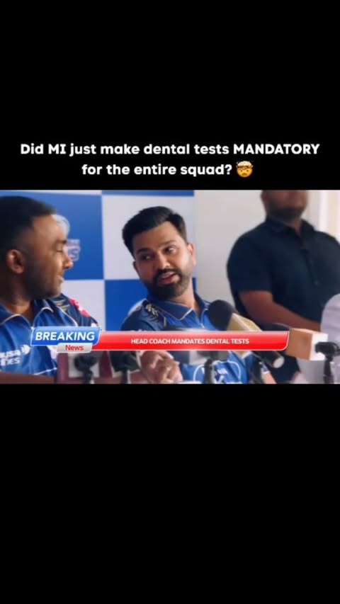 Instagram post by @ipl_update1st for Colgate. Caption reads: [...] and agility. That’s why MI’s choice is....
