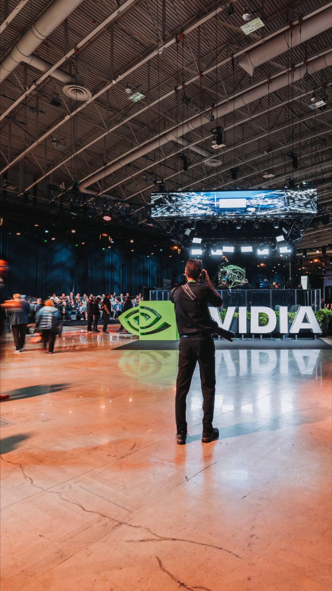 Instagram post by @nvidianewsroom for NVIDIA. Caption reads: There’s still time to catch the excitement ✨....