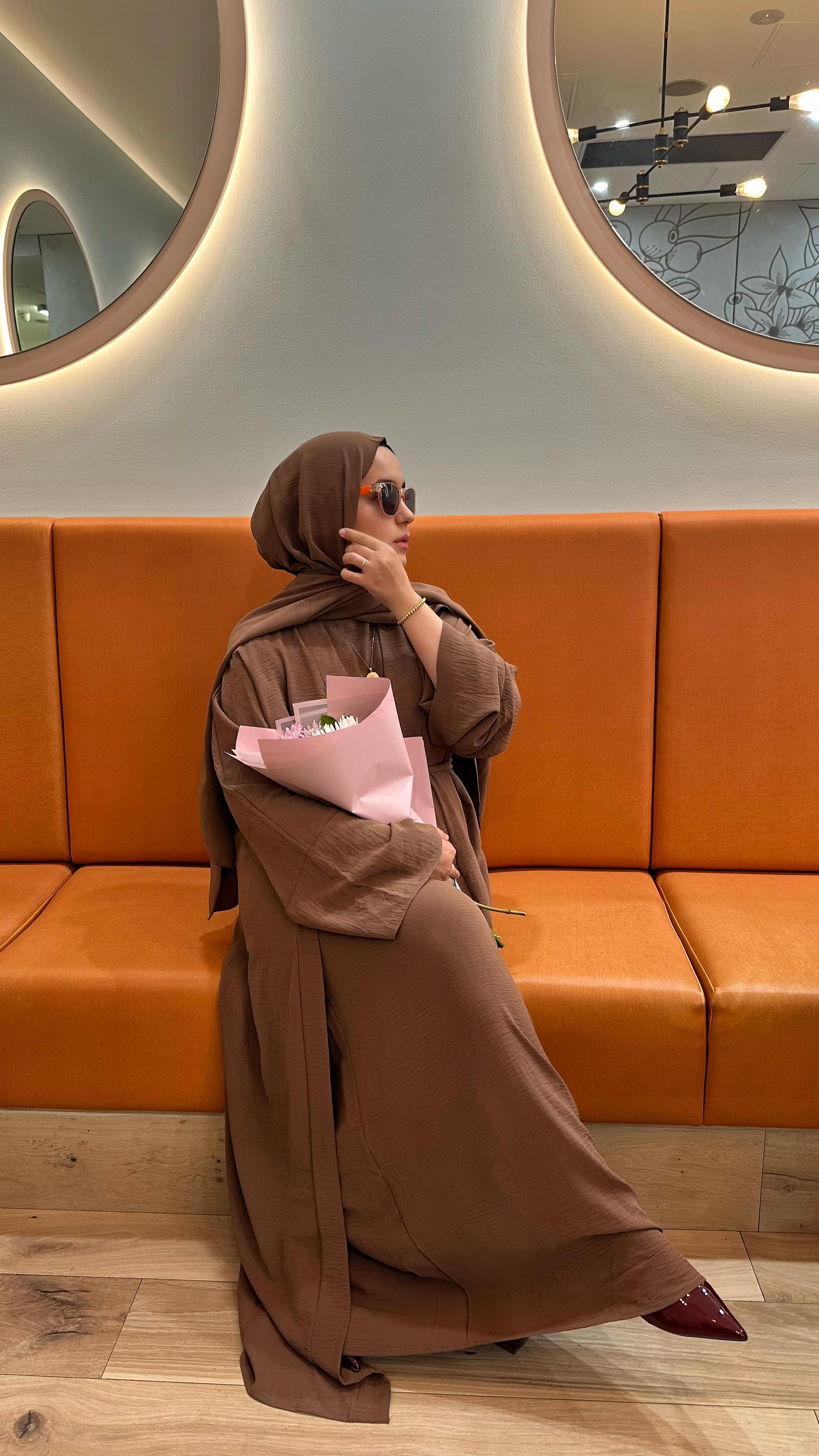 Instagram post by @busranurtolga for Fajr Noor. Caption reads: [...] lovely unboxing in collaboration with....