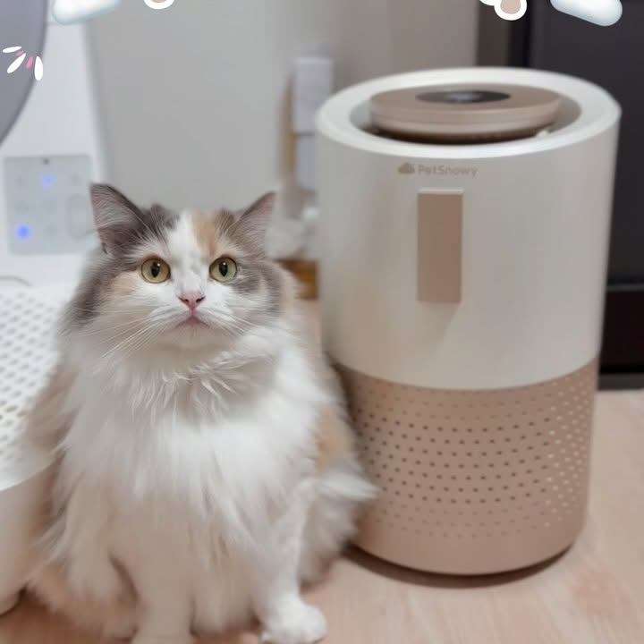 Instagram post by @kuleha1121 for PetSnowy. Caption reads: . . .

@petsnowy_jp さまの
ペット用空気清浄機 [...].